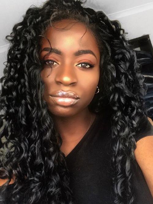 Spiral Curls Curly Human Hair Full Lace Wig-Curly-CC036 - Shop by ...